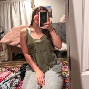 green kappa delta tank top💚